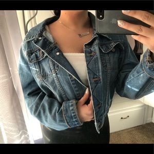 Light wash jean jacket